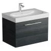 Tissino Angelo 700mm Wall Hung Washbasin Unit - Barossa Oak