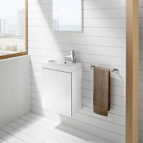 Roca Mini 450m Wall Hung Vanity Unit - Gloss White 2 Roca Mini 450m Wall Hung Vanity Unit - Gloss White - Image 2