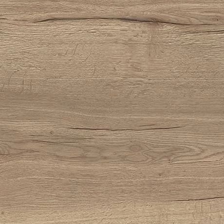 Arezzo Wall Hung Countertop Basin Shelf with Drawer - Rustic Oak - 600 x 450mm 4 Arezzo Wall Hung Countertop Basin Shelf with Drawer - Rustic Oak - 600 x 450mm - Image 4