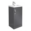 Apollo2 405mm Gloss Grey Floor Standing Vanity Unit