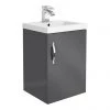 Apollo2 405mm Gloss Grey Wall Hung Vanity Unit