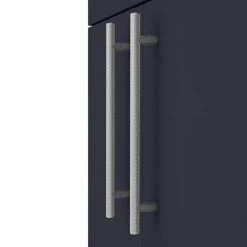 Arezzo Floor Standing Vanity Unit - Matt Blue - 600mm with Industrial Style Chrome Handles -Vanity Units Sales Store AZB6FSVCHIS d2 460