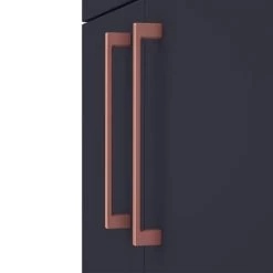 Arezzo 600 Matt Blue Floor Standing Vanity Unit with Rose Gold Handles 7 Arezzo 600 Matt Blue Floor Standing Vanity Unit with Rose Gold Handles -Vanity Units Sales Store AZB6FSVRG d2 460