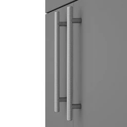 Arezzo Floor Standing Vanity Unit - Matt Grey - 500mm with Industrial Style Chrome Handles 6 Arezzo Floor Standing Vanity Unit - Matt Grey - 500mm with Industrial Style Chrome Handles -Vanity Units Sales Store AZG5FSVCHIS d2 460