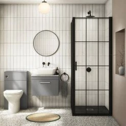 Arezzo Wall Hung Countertop Vanity Unit - Matt Grey - 600mm with Bellato Grey Worktop & Chrome Handle -Vanity Units Sales Store AZG6WHWCHG n d4 460