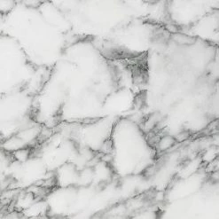 Arezzo Wall Hung Countertop Vanity Unit - Matt Grey - 600mm w. Matt White Marble Worktop & Chrome Handle -Vanity Units Sales Store AZG6WHWCHM d2 460