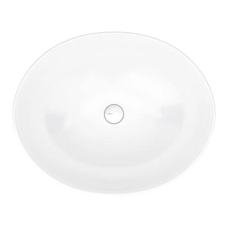 Arezzo Countertop Basin Unit - Grey with Brushed Brass Handles - 600mm inc. Basin 4 Arezzo Countertop Basin Unit - Grey with Brushed Brass Handles - 600mm inc. Basin - Image 4