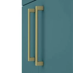 Arezzo 600 Matt Green Floor Standing Vanity Unit with Brushed Brass Handles 5 Arezzo 600 Matt Green Floor Standing Vanity Unit with Brushed Brass Handles -Vanity Units Sales Store AZTG6FSVBB d2 460