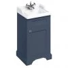 Burlington 50cm Freestanding Cloakroom Vanity Unit & Basin - Blue
