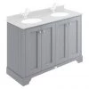 Bayswater Plummett Grey 1200mm 4 Door Basin Cabinet Only