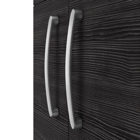 Brooklyn 500 Black Floor Standing Vanity Unit with Thin-Edge Basin 3 Brooklyn 500 Black Floor Standing Vanity Unit with Thin-Edge Basin - Image 3