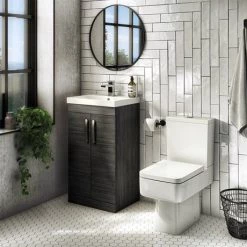 Brooklyn 500 Black Floor Standing Vanity Unit with Thin-Edge Basin 9 Brooklyn 500 Black Floor Standing Vanity Unit with Thin-Edge Basin -Vanity Units Sales Store BFS5BLKTE d4 460
