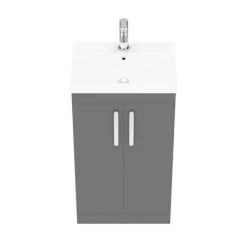 Brooklyn 500 Gloss Grey Floor Standing Vanity Unit with Thin-Edge Basin 11 Brooklyn 500 Gloss Grey Floor Standing Vanity Unit with Thin-Edge Basin -Vanity Units Sales Store BFS5GGTE d7 460