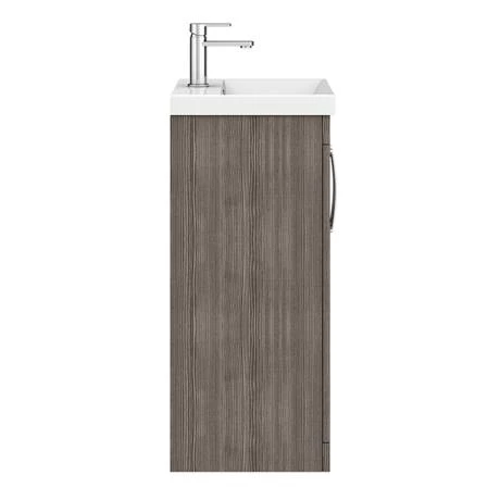 Brooklyn 500 Grey Avola Floor Standing Vanity Unit with Thin-Edge Basin 4 Brooklyn 500 Grey Avola Floor Standing Vanity Unit with Thin-Edge Basin - Image 4