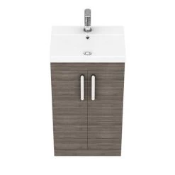 Brooklyn 500 Grey Avola Floor Standing Vanity Unit with Thin-Edge Basin 11 Brooklyn 500 Grey Avola Floor Standing Vanity Unit with Thin-Edge Basin -Vanity Units Sales Store BFS5GRYTE n d3 460