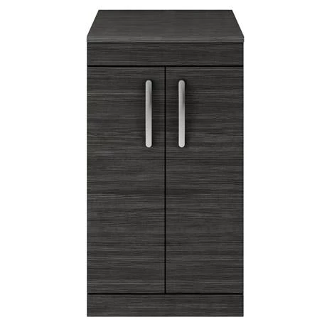 Brooklyn Floor Standing Countertop Vanity Unit - Black - 505mm 3 Brooklyn Floor Standing Countertop Vanity Unit - Black - 505mm - Image 3