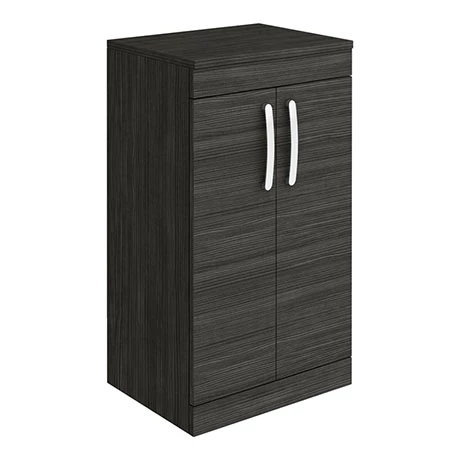 Brooklyn Floor Standing Countertop Vanity Unit - Black - 505mm 1 Brooklyn Floor Standing Countertop Vanity Unit - Black - 505mm