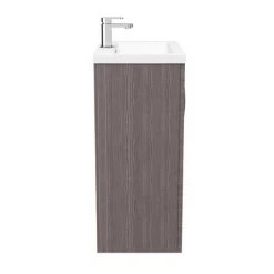 Brooklyn 600mm Grey Avola Vanity Unit - Floor Standing 2 Door Unit -Vanity Units Sales Store BFS6GRY D6 460
