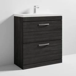 Brooklyn 800 Black Floor Standing Vanity Unit with Thin-Edge Basin 7 Brooklyn 800 Black Floor Standing Vanity Unit with Thin-Edge Basin -Vanity Units Sales Store BFS8BLKTE d3 460