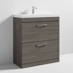 Brooklyn 800 Grey Avola Floor Standing Vanity Unit with Thin-Edge Basin 7 Brooklyn 800 Grey Avola Floor Standing Vanity Unit with Thin-Edge Basin -Vanity Units Sales Store BFS8GATE nd3 460