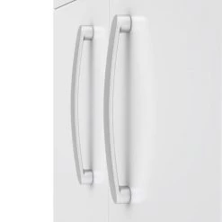 Brooklyn 1205mm Gloss White Wall Hung 4 Door Double Basin Vanity Unit 6 Brooklyn 1205mm Gloss White Wall Hung 4 Door Double Basin Vanity Unit -Vanity Units Sales Store BWH12W2D d2 460