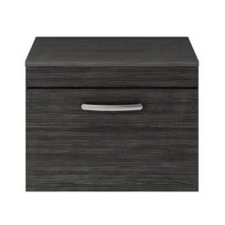 Brooklyn Wall Hung Countertop Vanity Unit - Black - 605mm 8 Brooklyn Wall Hung Countertop Vanity Unit - Black - 605mm -Vanity Units Sales Store BWH6WTB d1 460