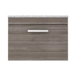 Brooklyn Wall Hung Countertop Vanity Unit - Grey Avola - 600mm with White Worktop & Chrome Handle 7 Brooklyn Wall Hung Countertop Vanity Unit - Grey Avola - 600mm with White Worktop & Chrome Handle -Vanity Units Sales Store BWHG6WW d3 460