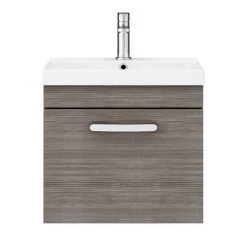 Brooklyn 500 Grey Avola Wall Hung 1-Drawer Vanity Unit with Thin-Edge Basin 10 Brooklyn 500 Grey Avola Wall Hung 1-Drawer Vanity Unit with Thin-Edge Basin -Vanity Units Sales Store BWHSD5GATE n d2 460