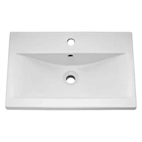 Brooklyn 500mm Grey Mist Wall Hung 1-Drawer Vanity Unit 2 Brooklyn 500mm Grey Mist Wall Hung 1-Drawer Vanity Unit - Image 2