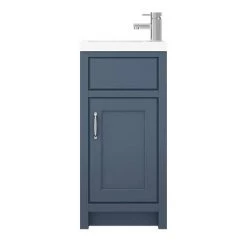 Chatsworth Traditional Blue Small Vanity - 400mm Wide 10 Chatsworth Traditional Blue Small Vanity - 400mm Wide -Vanity Units Sales Store C400BLU d2n 460