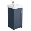 Chatsworth Traditional Blue Vanity - 425mm Wide