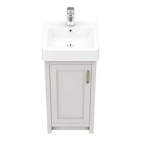 Chatsworth Traditional Grey Vanity - 425mm Wide 5 Chatsworth Traditional Grey Vanity - 425mm Wide - Image 5