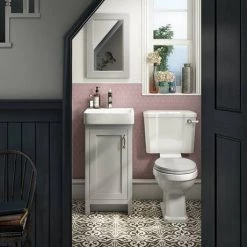 Chatsworth Traditional Grey Vanity - 425mm Wide 8 Chatsworth Traditional Grey Vanity - 425mm Wide -Vanity Units Sales Store C425GRY n d4 460