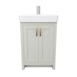 Chatsworth Traditional Grey Vanity - 560mm Wide -Vanity Units Sales Store C560GRY D5 460