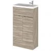Hudson Reed Fusion Driftwood 505x260mm Compact Vanity Unit & Basin