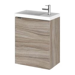 Hudson Reed 400mm Driftwood Wall Hung Compact Unit & Basin