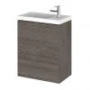 Hudson Reed 400mm Grey Avola Wall Hung Compact Unit & Basin