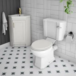 Chatsworth Traditional Grey Corner Vanity Unit -Vanity Units Sales Store CHATCRNGRY d2 460