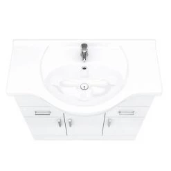 Cove White 850mm Vanity Unit -Vanity Units Sales Store CV850 D4 460