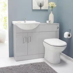 Cove Light Grey 550mm Vanity Unit -Vanity Units Sales Store CVG550 d3 460