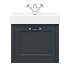 Chatsworth Traditional Graphite 560mm Wall Hung Vanity 11 Chatsworth Traditional Graphite 560mm Wall Hung Vanity -Vanity Units Sales Store CWH560BLK d6 460