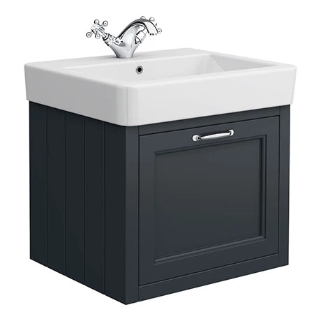 Chatsworth Traditional Graphite 560mm Wall Hung Vanity 1 Chatsworth Traditional Graphite 560mm Wall Hung Vanity