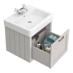Chatsworth Traditional Grey 560mm Wall Hung Vanity -Vanity Units Sales Store CWH560GRY detail3 460