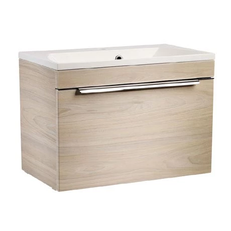 Roper Rhodes Cypher 600mm Wall Mounted Unit - Light Elm 1 Roper Rhodes Cypher 600mm Wall Mounted Unit - Light Elm