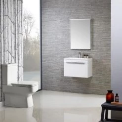 Roper Rhodes Cypher 600mm Wall Mounted Unit - Light Elm 5 Roper Rhodes Cypher 600mm Wall Mounted Unit - Light Elm -Vanity Units Sales Store CYP600W D2 460