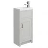 Chatsworth Traditional Grey Small Vanity - 400mm Wide