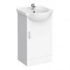 Cove White 450mm Small Vanity Unit