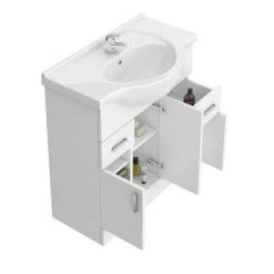 Cove White 750mm Vanity Unit -Vanity Units Sales Store Cove White 750mm Vanity Unit d4 460