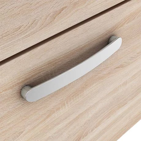 Brooklyn 1205mm Natural Oak Wall Hung Double Basin Vanity Unit 3 Brooklyn 1205mm Natural Oak Wall Hung Double Basin Vanity Unit - Image 3