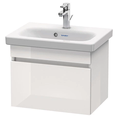 Duravit DuraStyle 550mm 1-Drawer Wall Mounted Vanity Unit - White High Gloss 1 Duravit DuraStyle 550mm 1-Drawer Wall Mounted Vanity Unit - White High Gloss